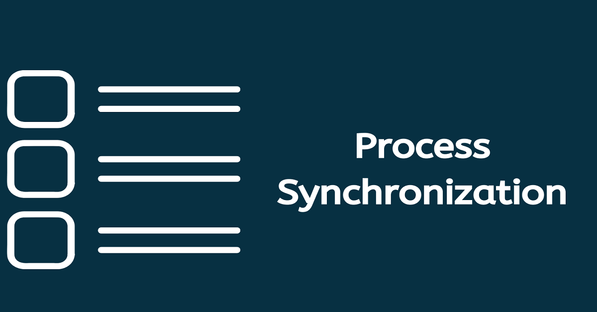 Process synchronization in OS