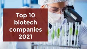 Top 10 Biotechnology companies in the world 2021