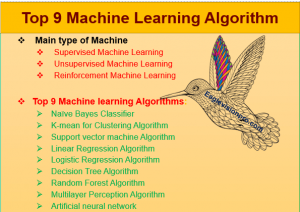 Best Machine Learning Algorithms In